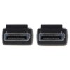 Tripp Lite series DisplayPort 1.4 Cable with Latching Connectors, 8K (M/M), Black, 3 ft. (0.9m)