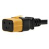 b9d844bef111b7b534f334fc56458567 Tripp Lite series Plug-Lock Inserts, C19 Power Cord to C20 Outlet, Yellow, 100 Pack