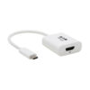 b9e30be1aedb3111174315b7d93fb05b Tripp Lite series USB-C to HDMI Adapter (M/F) - 8K 60 Hz, HDR, 4:4:4, HDCP 2.3, White