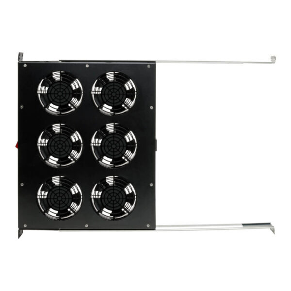 Tripp Lite series Fan Tray for 19 in. Racks - 1U, 6 120V High-Performance Fans, 576 CFM, C14 Inlet