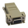 Tripp Lite series Modular Serial Adapter Crossover Wiring (DB9 F to RJ45 F)