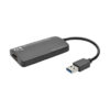 ba3d3d3580b93cfaadae93e9cf159d9a Tripp Lite series USB 3.0 SuperSpeed to 4K DisplayPort Dual-Monitor External Video Graphics Card Adapter, 512 MB SDRAM