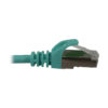ba4848549f07302ac8d8bc99ca60696e Tripp Lite series Cat6a 10G Snagless Shielded Slim STP Ethernet Cable (RJ45 M/M), PoE, Aqua, 1 ft. (0.3 m)