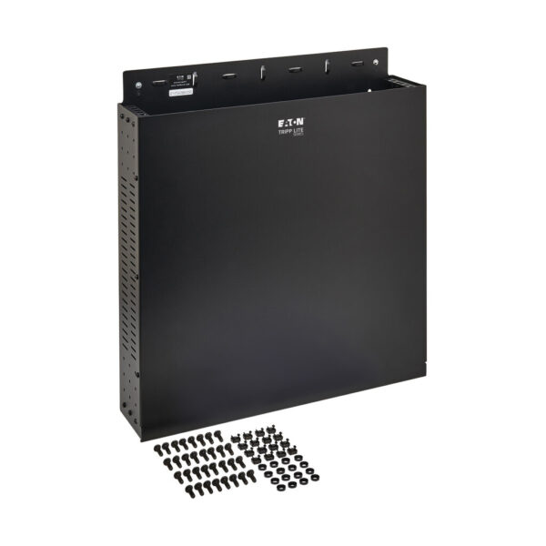 bab7327920e1b4f396e0e78845d5a59f Tripp Lite series SmartRack 2U Low-Profile Vertical-Mount Vented Wall-Mount Mini Rack Enclosure, Black