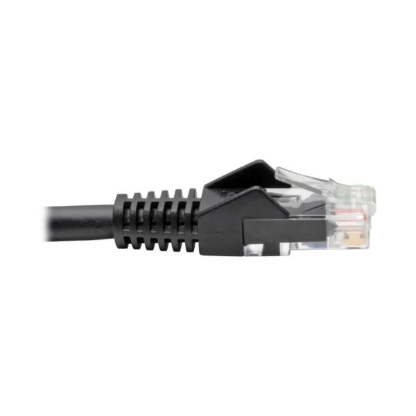 Tripp Lite series Cat6 Gigabit Snagless Molded (UTP) Ethernet Cable (RJ45 M/M), PoE, Black, 6-in. (15.24 cm)