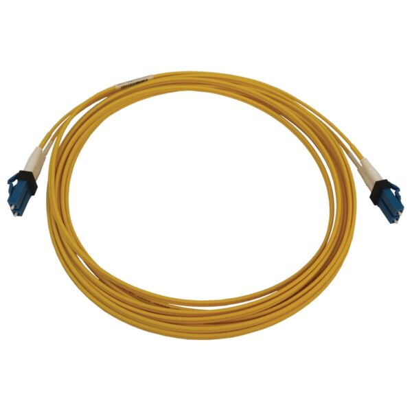 baf0045e33410dc58f82b67de33b19e0 Tripp Lite series 400G Duplex Singlemode 9/125 OS2 Switchable Fiber Optic Cable (LC/UPC M/M), LSZH, Yellow, 4 m (13.1 ft.)