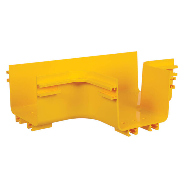 Tripp Lite series Toolless Horizontal 90-Degree T-Junction for Fiber Routing System, 120 mm (5 in.)