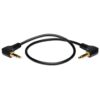 bb0273a9946615f7ea071134143b0cf7 Tripp Lite series 3.5mm Mini Stereo Audio Cable with two Right-Angle plugs (M/M), 1 ft. (0.31 m)