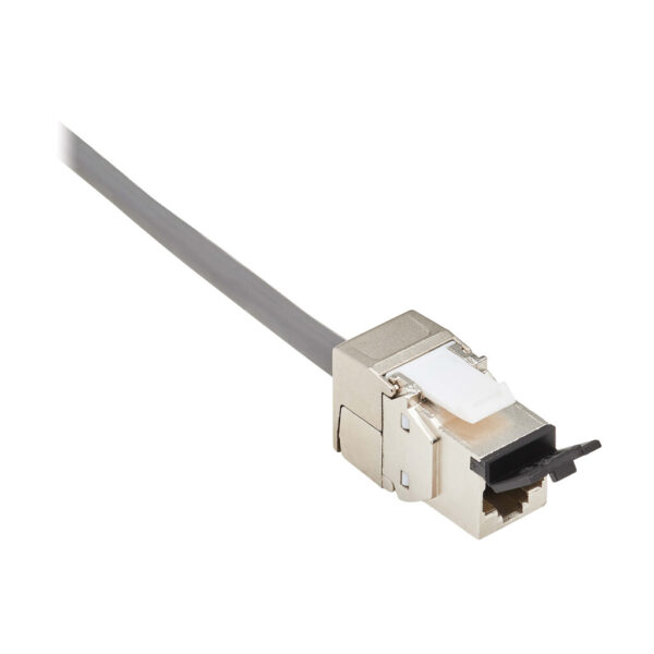 Tripp Lite series Cat8 STP Shielded Tool-Free Keystone Jack, 568A/568B, TAA