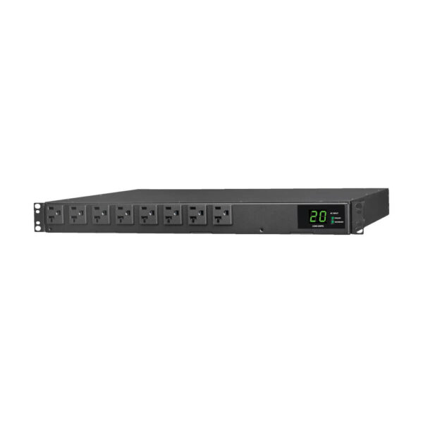 Tripp Lite series 1.92kW 120V Single-Phase ATS/Local Metered PDU - 16 5-15/20R Outlets, Dual L5-20P/5-20P Inputs, 12 ft. Cords, 1U, TAA