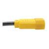 Tripp Lite series Heavy-Duty PDU Power Cord, C13 to C14 - 15A, 250V, 14 AWG, 6 ft. (1.83 m), Yellow Plugs