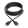 Tripp Lite series High-Speed HDMI Cable, Gripping Connectors, 4K (M/M), Black, 10 ft. (3.05 m)