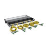 Tripp Lite series 40/100Gb Fiber Breakout Patch Panel, 40Gb to 4 x 10Gb, 100Gb to 4 x 25Gb, 15 MTP QSFP to 60 LC Duplex 9/125 Singlemode Ports, 1U
