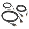 bb677fdb8d44af20ae8121d2dc8edeee Tripp Lite series HDMI KVM Cable Kit - 4K HDMI, USB 2.0, 3.5 mm Audio (M/M), Black, 6 ft. (1.83 m)