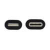 bb8c60209af50358f3a78b6b6f666fd3 Tripp Lite series USB-C to Lightning Sync/Charge Cable (M/M), MFi Certified, Black, 2 m (6.6 ft.)