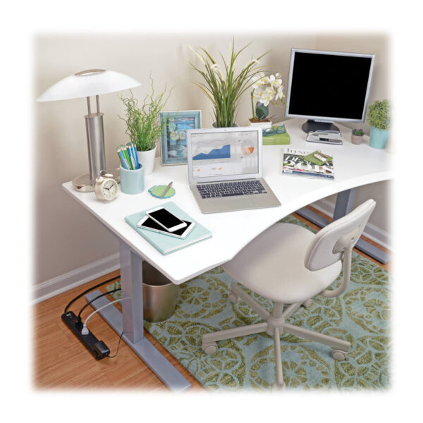 Tripp Lite series Protect It! 7-Outlet Surge Protector, 6 Right-Angle Outlets, 4 ft. (1.22 m) Cord, 1080 Joules, Diagnostic LED, Black Housing