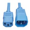 bbe7a042527b1a876a391c15eb55fd80 Tripp Lite series PDU Power Cord, C13 to C14 - 10A, 250V, 18 AWG, 6 ft. (1.83 m), Blue