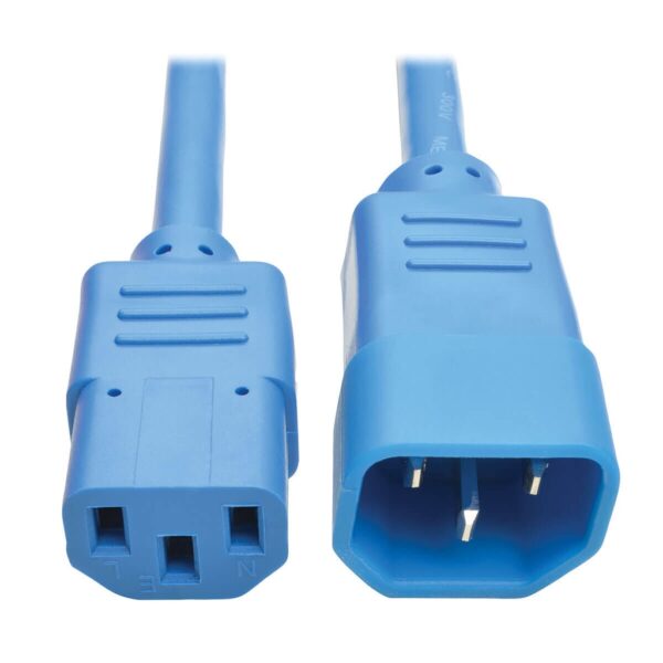 bbe7a042527b1a876a391c15eb55fd80 Tripp Lite series PDU Power Cord, C13 to C14 - 10A, 250V, 18 AWG, 6 ft. (1.83 m), Blue