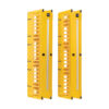 bbf0413d34047d68e3732674361ecded Tripp Lite series High-Capacity Vertical Cable Manager - Deep Double Finger Duct with Cover, Single Sided, 6 in. Wide, Yellow, 7 ft. (2.2 m)