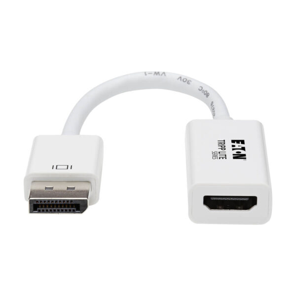 bc064e8ba0b04cd19b8185eea6608f8e Tripp Lite series DisplayPort to HDMI Active Adapter Video Converter (M/F), 4K 60 Hz, DP 1.2, HDCP 2.2, 6 in.