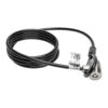 Tripp Lite series Security Lock for Laptops and Peripherals, Keyed, 6 ft. (1.83 m) Cable