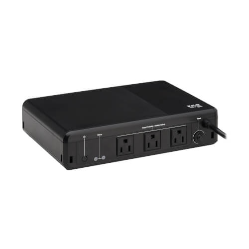 Tripp Lite series 350VA 210W 120V Standby UPS - 3 NEMA 5-15R Outlets (Surge + Battery Backup), 5-15P Plug, Desktop
