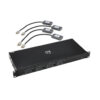 Tripp Lite series 4x4 HDMI over Cat6 Matrix Switch Kit, Switch/4x Pigtail Receivers - 4K 60 Hz, HDR, 4:4:4, PoC, 230 ft. (70.1 m), TAA