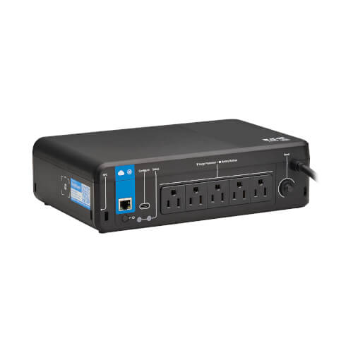 Tripp Lite 850VA 450W 120V Standby Cloud-Connected UPS - 5 NEMA 5-15R Outlets, 5-15P Plug, Desktop - BC850RNC