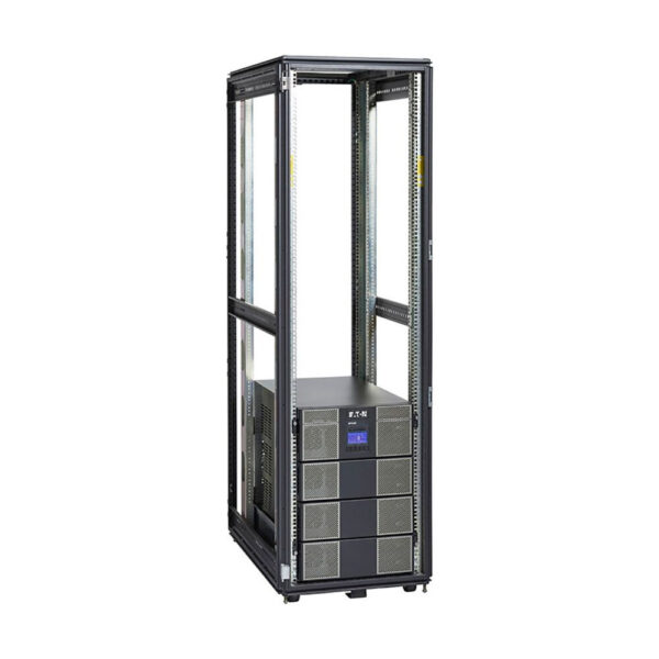 Eaton 9PXM 4-16kVA 208/240V Split-Phase Modular Scalable Double-Conversion UPS Cabinet, Hardwired Input / Output, 14U, TAA - 9PXM08AAXXX
