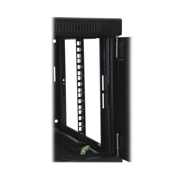 Tripp Lite series SmartRack 9U Low-Profile Switch-Depth Wall-Mount Mini Rack Enclosure, Clear Acrylic Window