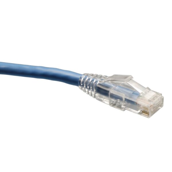 Tripp Lite series Cat6 Gigabit Solid Conductor Snagless UTP Ethernet Cable (RJ45 M/M), PoE, Blue, 25 ft. (7.62 m)