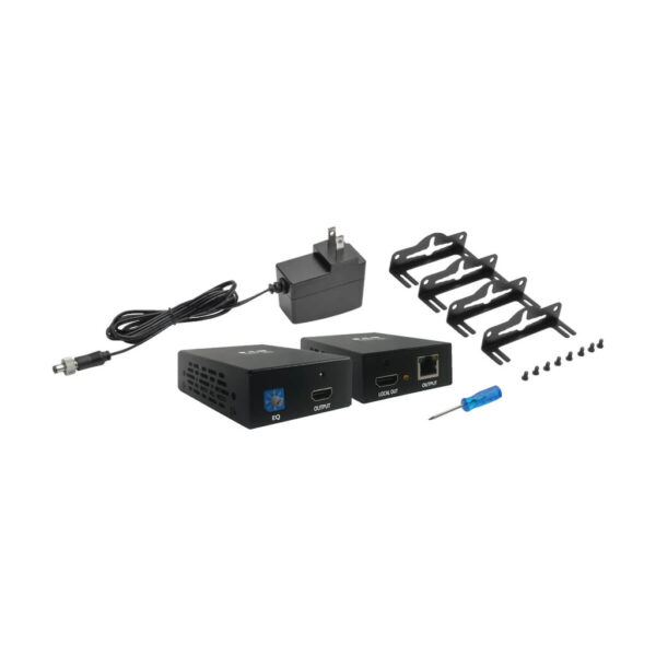 Tripp Lite series HDMI over Cat5/6 Extender Kit, Box-Style Transmitter/Receiver for Video/Audio, PoC, Up to 125 ft. (38 m), TAA