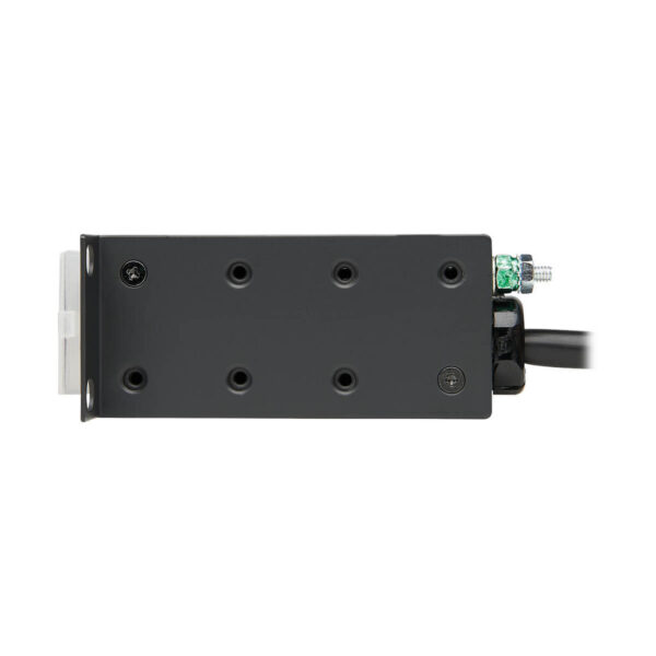 Tripp Lite series 1U Rack-Mount Power Strip, 120V, 15A, 5-15P, 12 Right-Angle 5-15R Outlets (6 Front-Facing, 6 Rear-Facing), 15 ft. (4.57 m) Cord