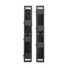 Tripp Lite series High-Capacity Vertical Cable Manager - Deep Double Finger Duct with Cover, Single Sided, 6 in. Wide, Black, 7 ft. (2.2 m)