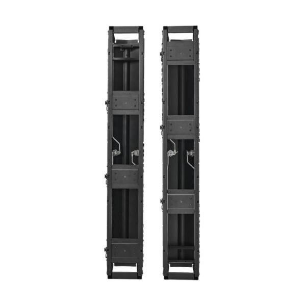 Tripp Lite series High-Capacity Vertical Cable Manager - Deep Double Finger Duct with Cover, Single Sided, 6 in. Wide, Black, 7 ft. (2.2 m)