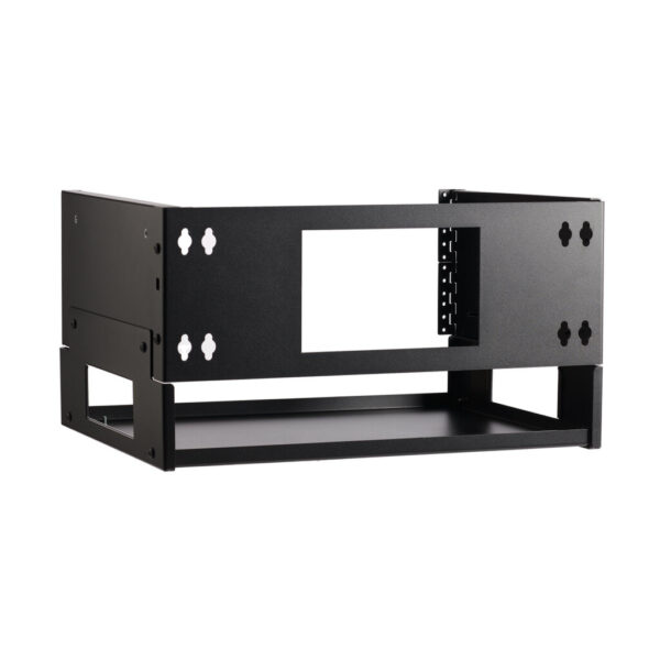 bd45cbc6f8e426dc05e5210d242c47c3 Tripp Lite series 4U Wall-Mount Bracket with Shelf for Small Switches and Patch Panels, Hinged