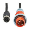 Eaton Power Cord for Select Eaton Universal PDUs - 11000/11500VA 240/415V Wye or 230/400V Wye 3-Phase, 516P6W Input, 16/20A, 10 ft. (3.05 m)