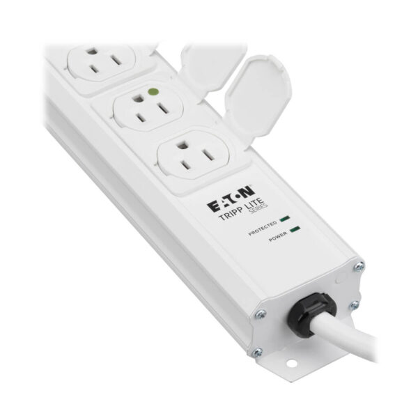 Tripp Lite series Safe-IT UL 2930 Medical-Grade Surge Protector for Patient Care Vicinity, 4x Hospital-Grade Outlets, 15 ft. Cord