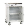 Tripp Lite Safe-IT 36-Device UV Charging Cart for Laptops and Chromebooks, 120V, 5-15P, 10 ft. Cord, Antimicrobial, White - CSC36VACUVC