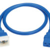 bdc3e235547778c7911fe7861d4aea08-1 Tripp Lite series PDU Power Cords, C19 to P-Lock C20 - Heavy-Duty, 20A, 250V, 12 AWG, 6 ft. (1.8 m), Blue, 6 Pack