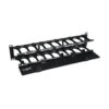 Tripp Lite series SmartRack 2U High Capacity Horizontal Cable Manager - Finger duct with dual-hinge cover