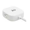 bddb79b0a4c05262eaa88cbeadd80e4d Tripp Lite series Safe-IT 32W 2-Outlet Power Strip - 5-15R Outlets, 3 USB Ports, 6 ft. (1.8 m) Cord, Antimicrobial Protection, White