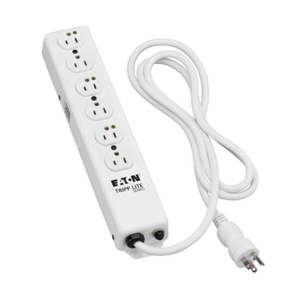 bdeba0093e078e47594c00e3697f8241 Tripp Lite series Safe-IT Medical-Grade Power Strip, UL 1363, 6x Hospital-Grade Outlets, Antimicrobial, 6 ft. Cord