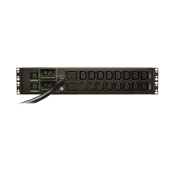 Tripp Lite series 5.5kW Single-Phase Local Metered PDU - 16 C13 & 2 C19 Outlets (208/230V), L6-30P Input, 1.8 m Cord, 2U, TAA