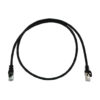 Tripp Lite series Cat6a 10G Snagless Shielded Slim STP Ethernet Cable (RJ45 M/M), PoE, Black, 3 ft. (0.9 m)