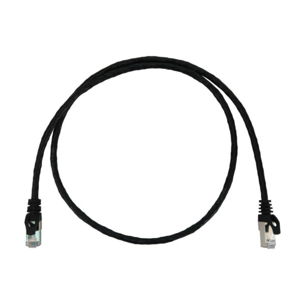 Tripp Lite series Cat6a 10G Snagless Shielded Slim STP Ethernet Cable (RJ45 M/M), PoE, Black, 3 ft. (0.9 m)
