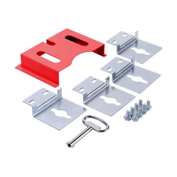be645bcf9f0ba1191f2925a107712d65 Tripp Lite series SmartRack Outdoor Industrial Enclosure with Lock - NEMA 4, Surface Mount, Metal Construction, 10 x 10 x 6 in., Red