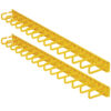 Tripp Lite series Vertical Cable Manager - Flexible Rings, Yellow, 6 ft. (1.8 m)