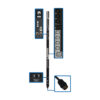 Eaton 10kW 200-240V 3PH Switched PDU, LX Interface, Gigabit, 30 Outlets, L21-30P Input, LCD, 1.8 m Cord, 0U 1.8 m Height, TAA