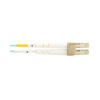 be9c37e18da4877c22e5f0573e0858e6-1 Tripp Lite series 10Gb/40Gb/100Gb Duplex Multimode 50/125 OM4 LSZH Fiber Patch Cable (LC/LC), Aqua, 1M (3.3 ft.), TAA